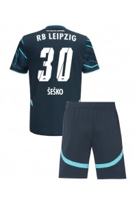 RB Leipzig Benjamin Sesko #30 Babyklær Tredje Fotballdrakt til barn 2024-25 Korte ermer (+ Korte bukser)